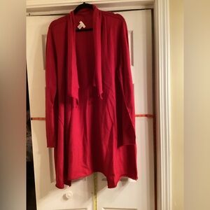 Chico's Vibrant Red Cardigan